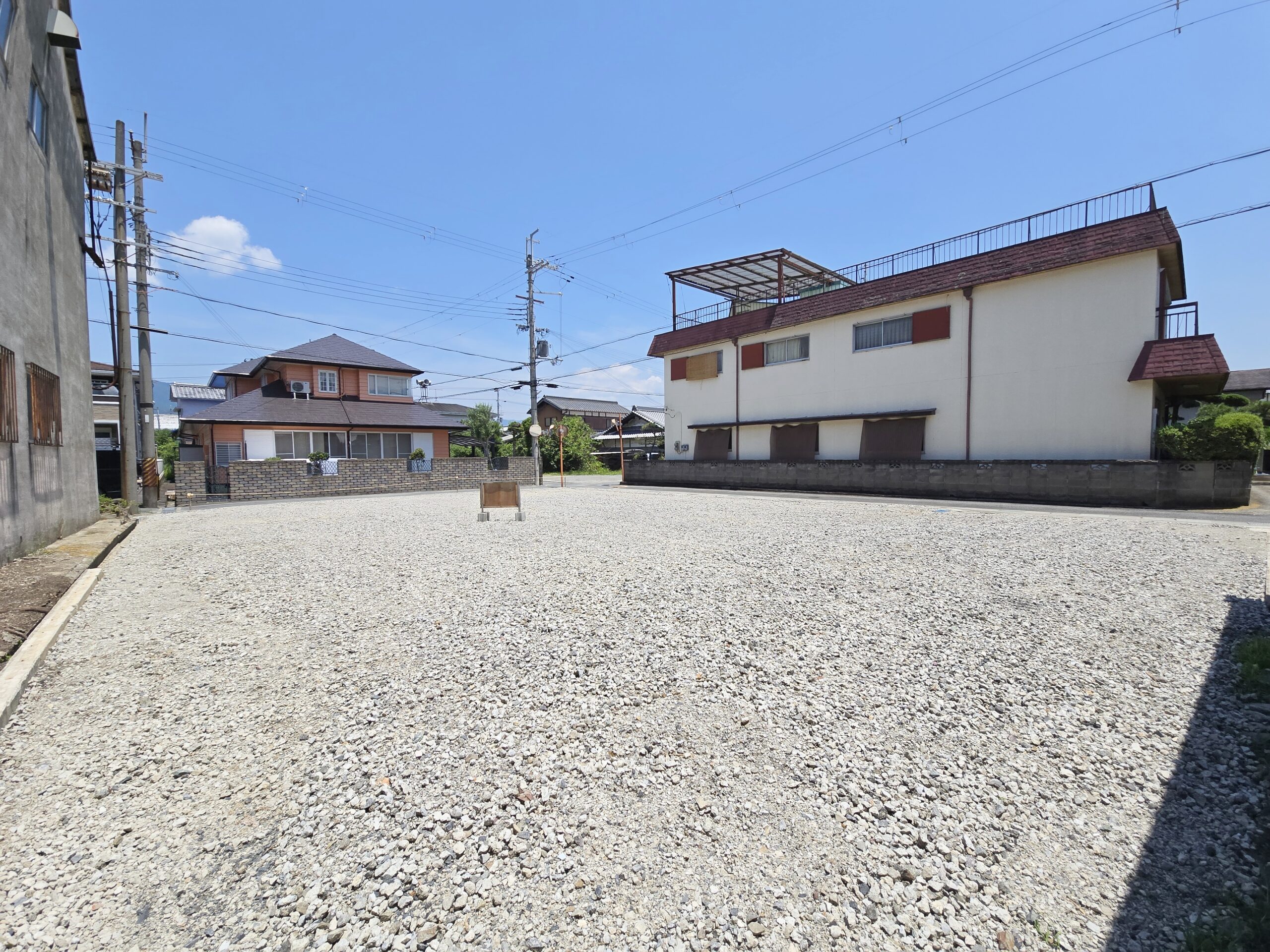 伏原540番地土地南側より