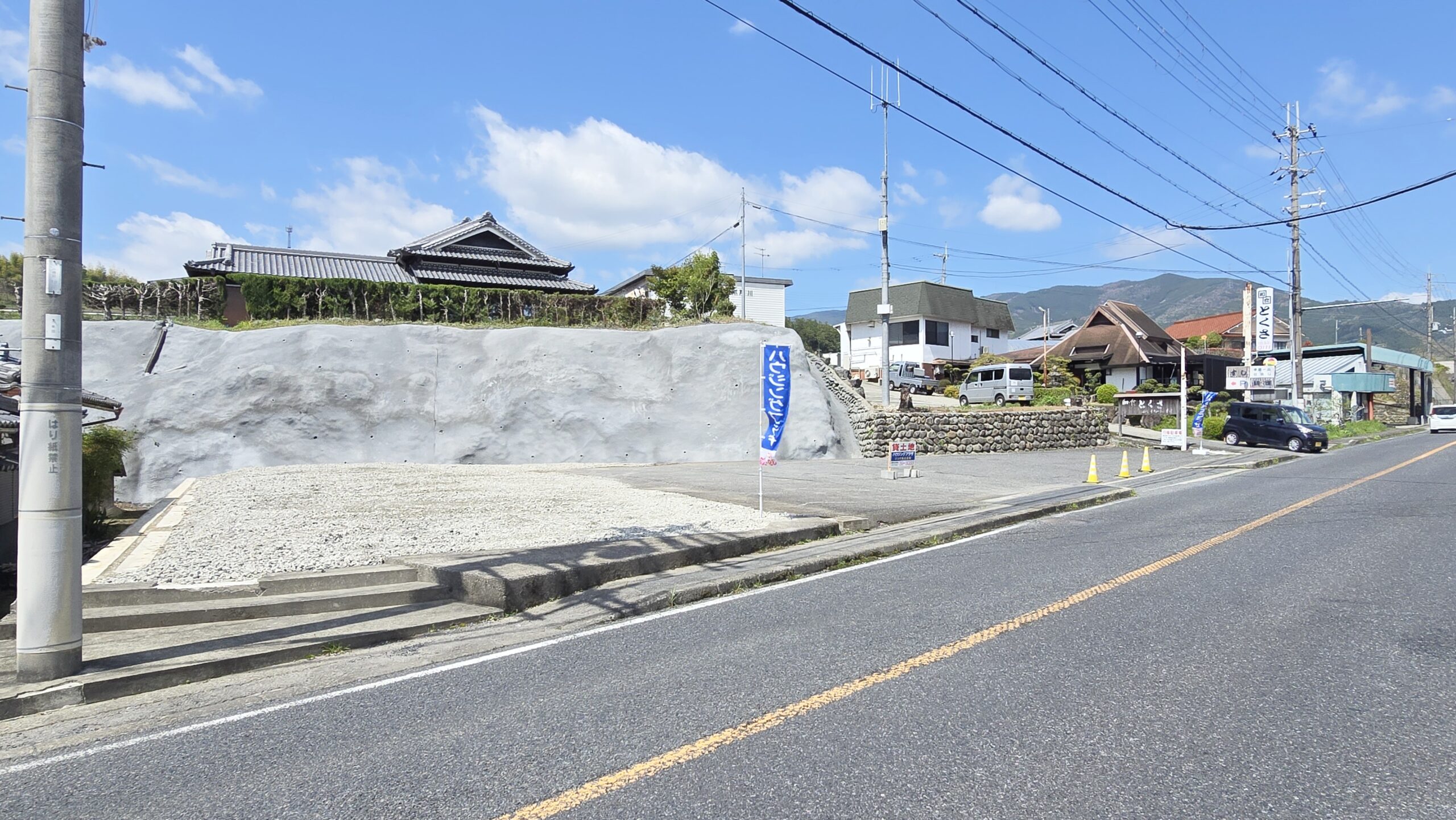 小原田74-9貸土地　南からの画像