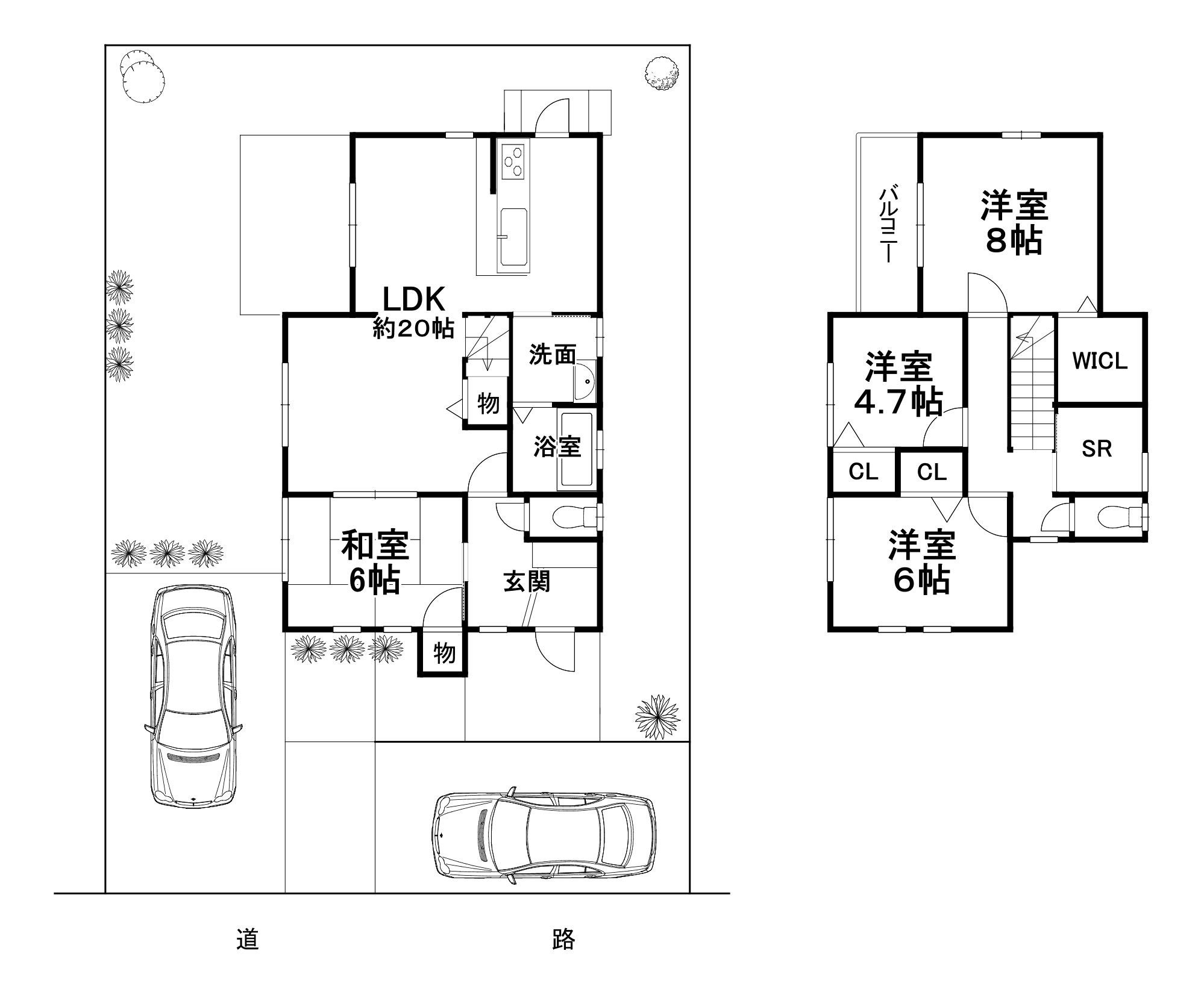 さつき台間取り