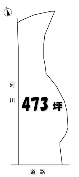 神野々296-1　売り土地　土地図
