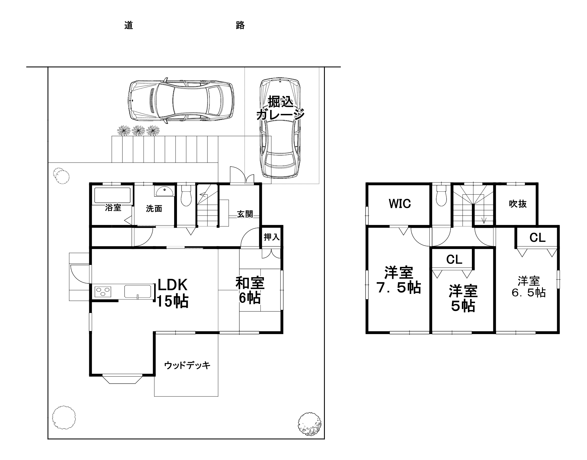 さつき台間取り図面